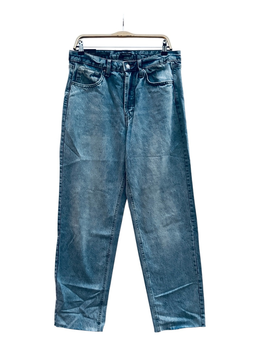 NWT Wild Fable High Rise Straight EasyRigid Acid Wash Jeans 10 32